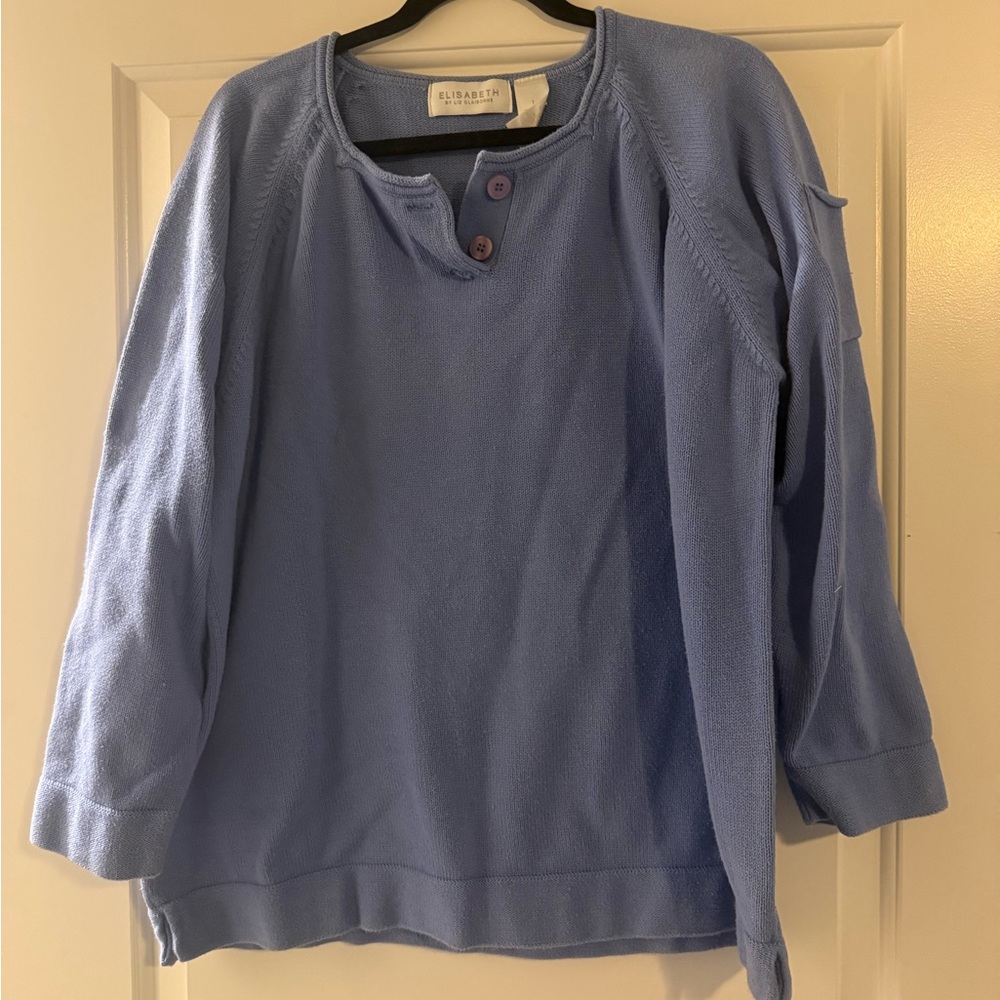 Liz Claiborne Periwinkle Blue Women's Sweater